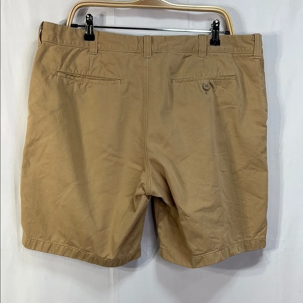 🚢 J. Crew Tan Flat Front Shorts with Classic Design